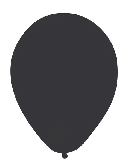 Solid Latex Party Balloons - 12" - Jet Black - Club Pack of 180