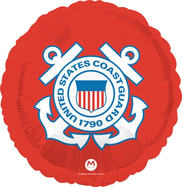 C013 18" COAST GUARD FOIL BALLOON