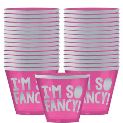 Young and Fab Plastic Tumblers - 9 oz. - Pack of 30
