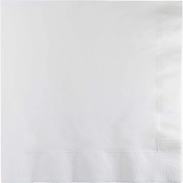 White 2ply Beverage Napkins