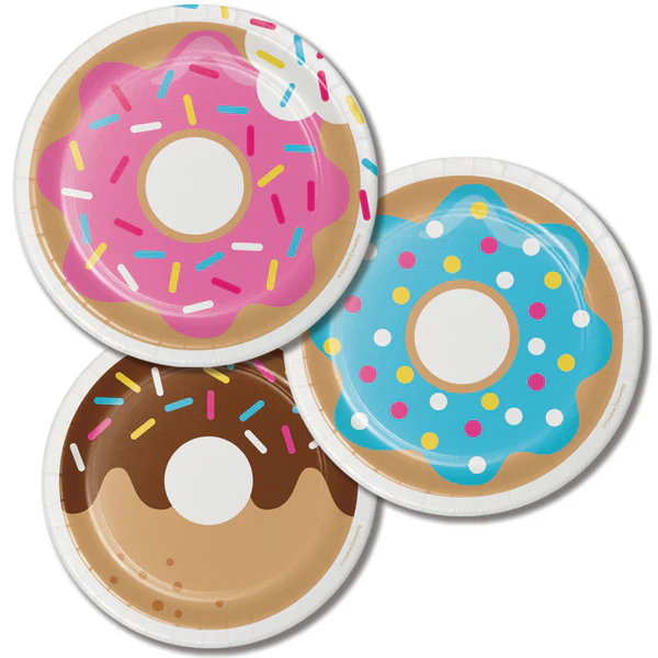 Donut Time Assorted Luncheon Plates