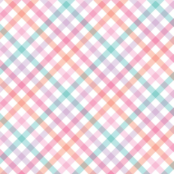 Pastel Plaid Printed Jumbo Gift Wrap