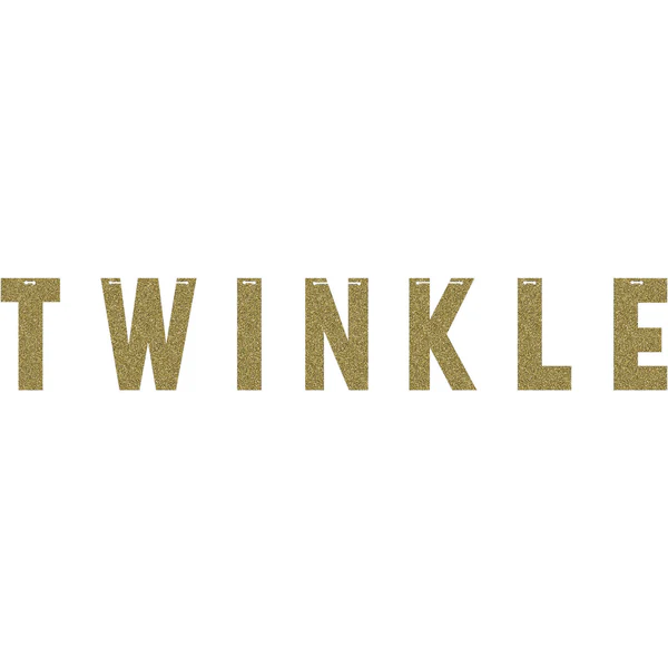 Banner Letter Twinkle
