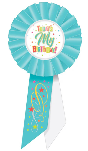 Today My Birthday Rosette