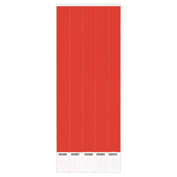 100 ct. Solid Red Wristbands