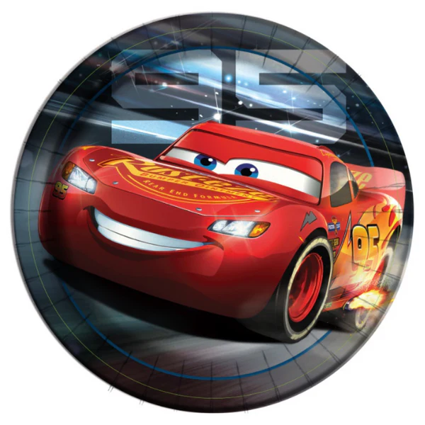 Disney Cars 3 Movie Round 9" Dinner Plates8ct