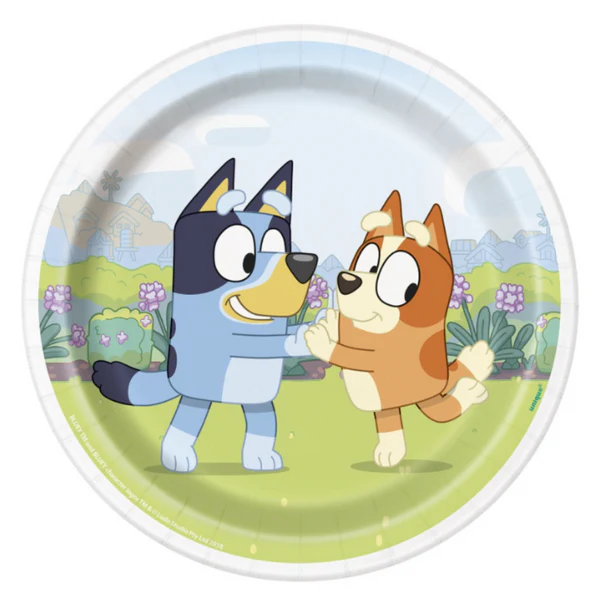 Bluey Round 7" Dessert Plates8ct
