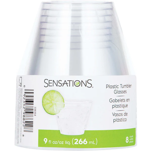 Clear Plastic Tumblers