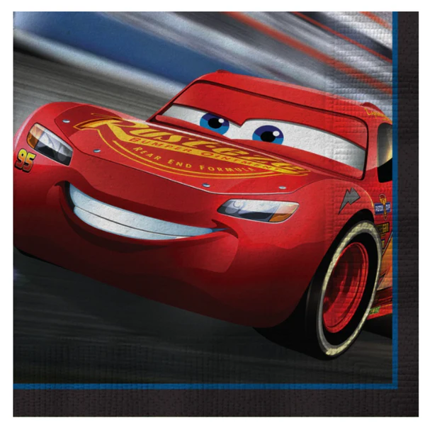 Disney Cars 3 Movie Beverage Napkins16ct
