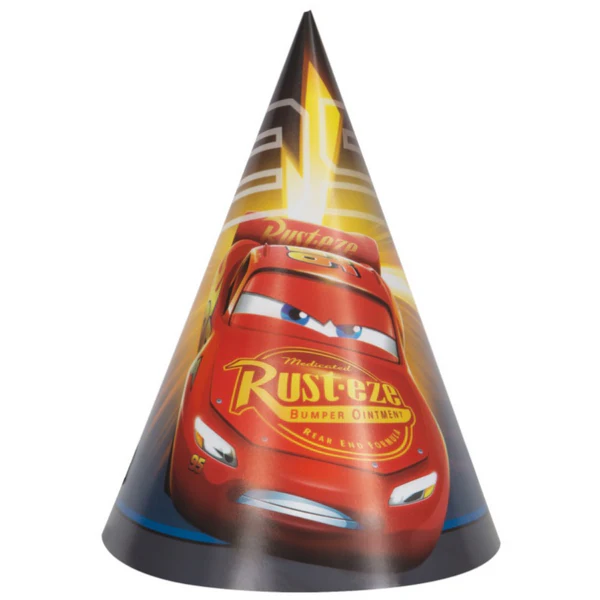 Disney Cars 3 Movie Party Hats8ct