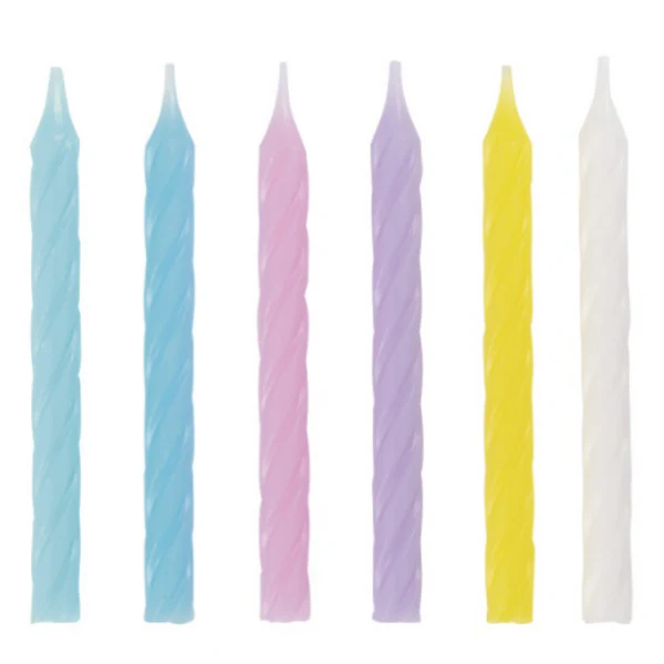 Birthday Candles - Assorted Colors24ct