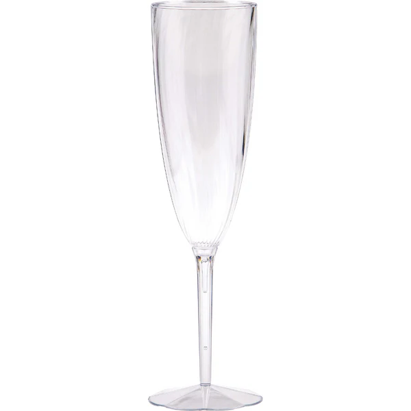 Clear Plastic Champagne Glasses