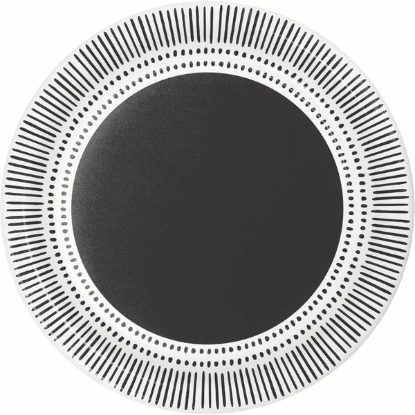 Dinner Plate Modern Monochrome