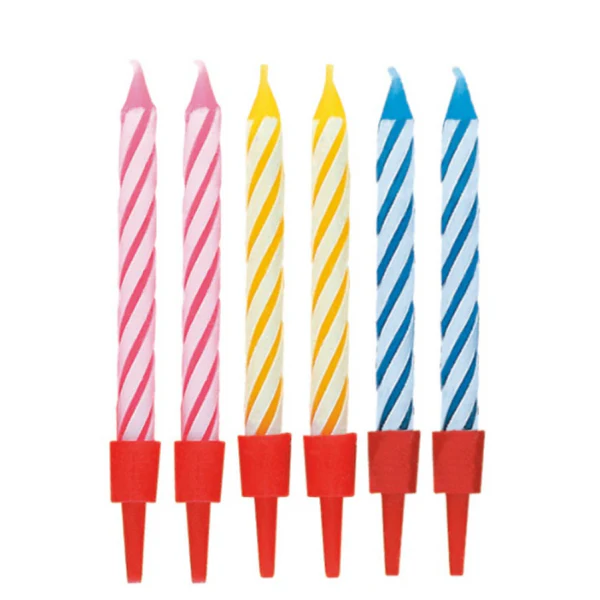 Birthday Candles in Holders20ct