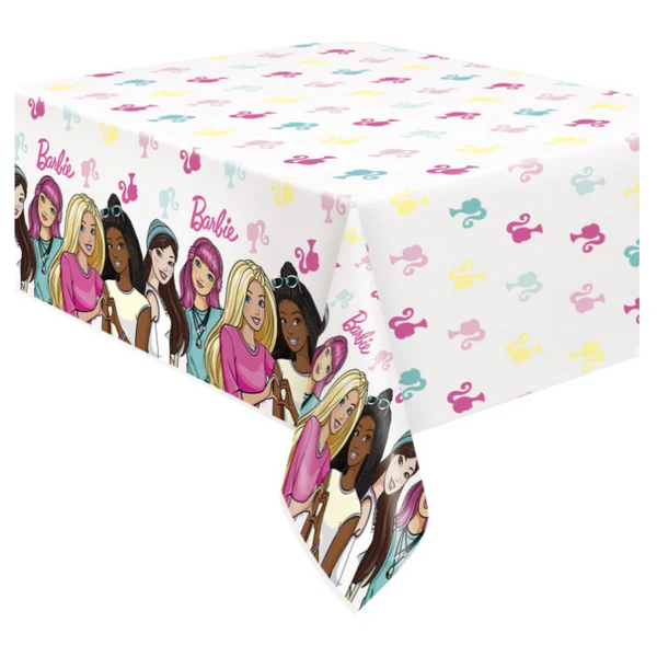 Barbie Rectangular Plastic Table Cover54" x 84"