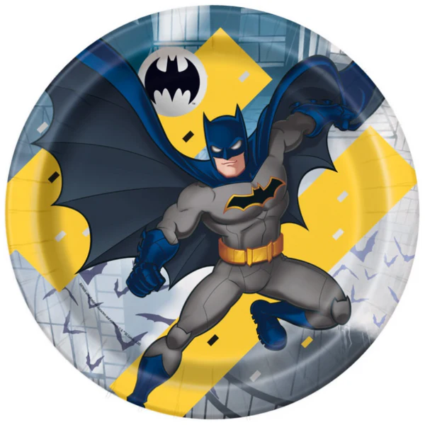 Batman Round 9" Dinner Plates8ct