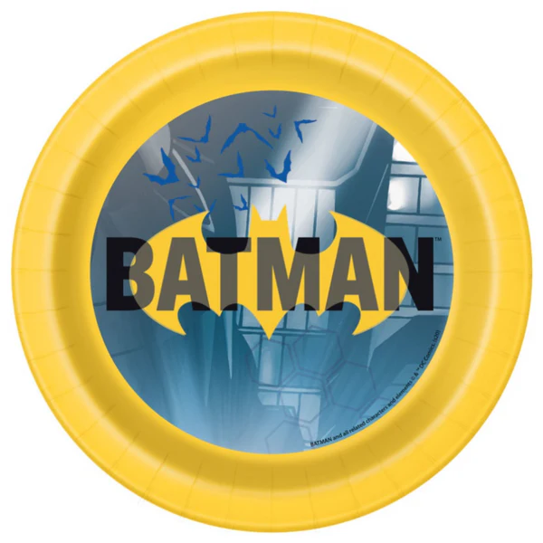 Batman Round 7" Dessert Plates8ct