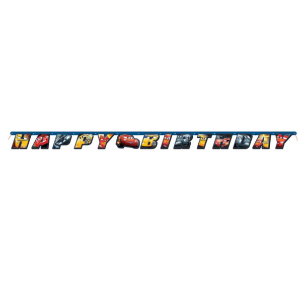 Disney Cars 3 Movie Large Jointed Banner