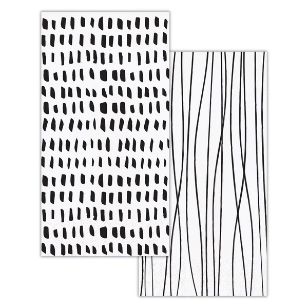 Dinner Napkin Modern Monochrome