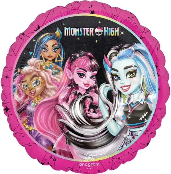 195A 17" MONSTER HIGH FOIL BALLOON