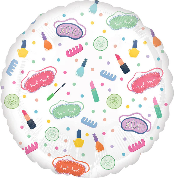 A001 17" Spa Party Designs Foil Balloon