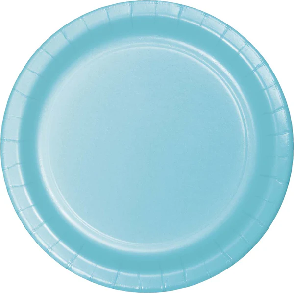 Pastel Blue Dinner Plates