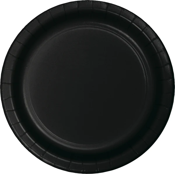 Black Velvet Dinner Plates