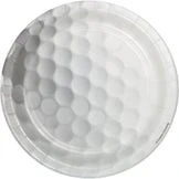 Sports Fanatic Golf Dessert Plates