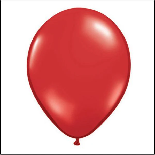 Qualatex 11 Ruby Red Latex Balloons (100ct)