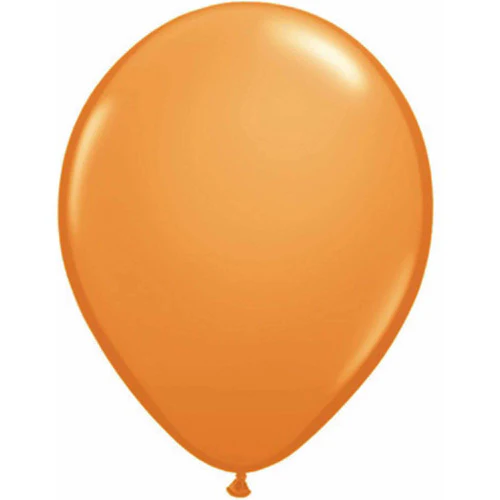 Qualatex - 11 Orange Latex Balloons (100ct)