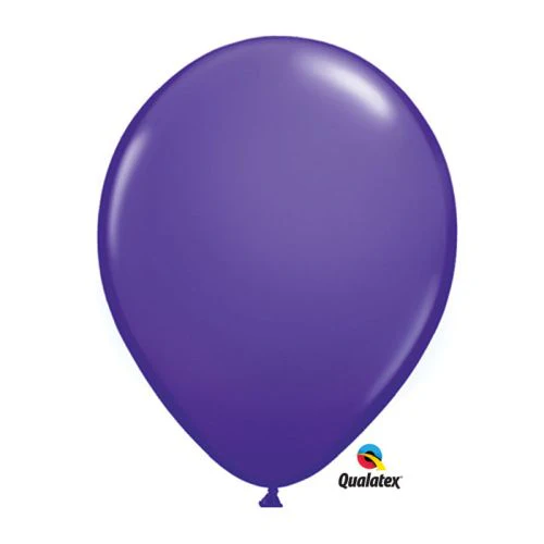 Qualatex - 11 Purple Violet Latex Balloons (100ct)