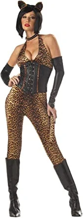 Women's Dressed To Kill Leopard Print Halloween Costume - Small