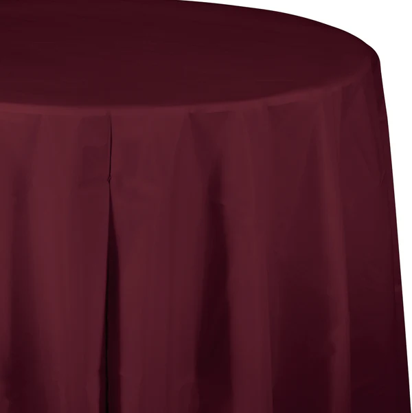 82" Burgundy Table cover