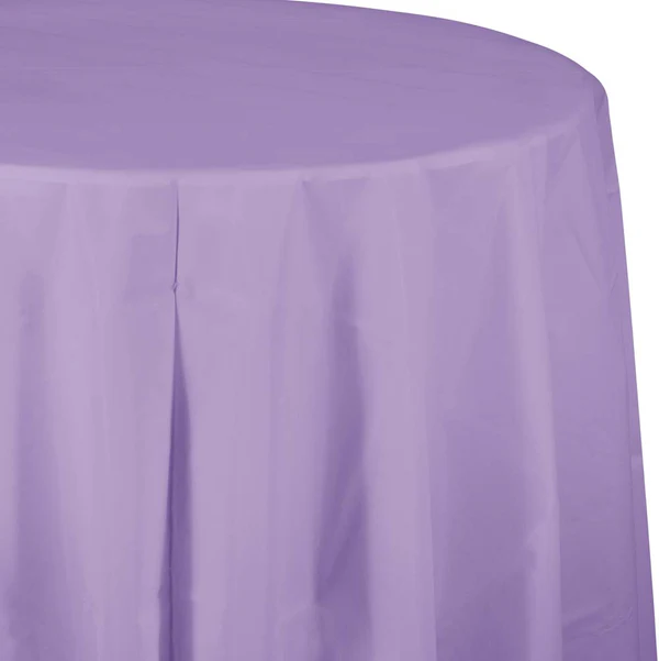 82" Luscious Lavender Octy Round Table cover