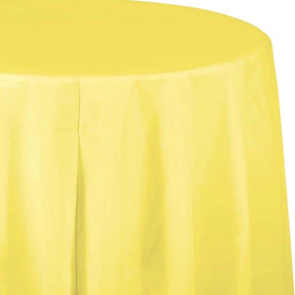 82" Mimosa Yellow Table cover, Octy Round