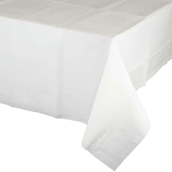 WHITE PLASTIC LINED 54X108