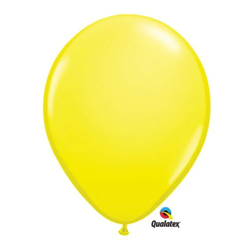 Qualatex 11" Yellow Balloons 100