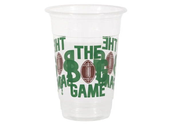Football Toss Plastic Favor Cups