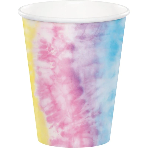 Tie Dye Party Hot/Cold Paper Cups