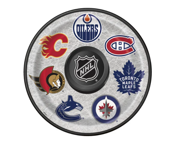 NHL Round 9" Dinner Plates8ct