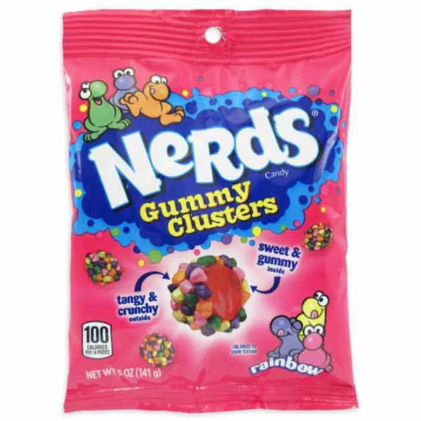 NERDS CLUSTERS PEG BAG - ORIGINAL