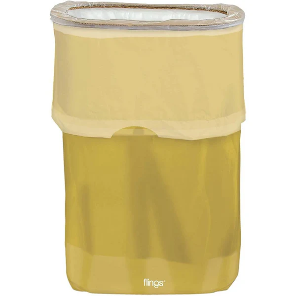 Gold Flings Pop-Up Trash Bins