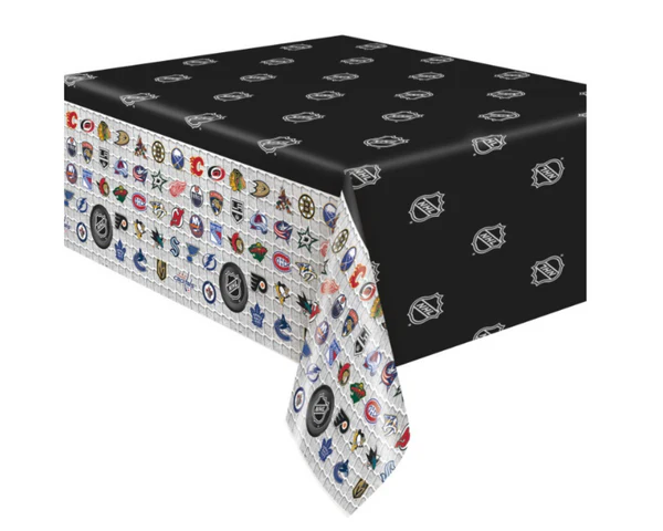 NHL Rectangular Plastic Table Cover54" x 84"