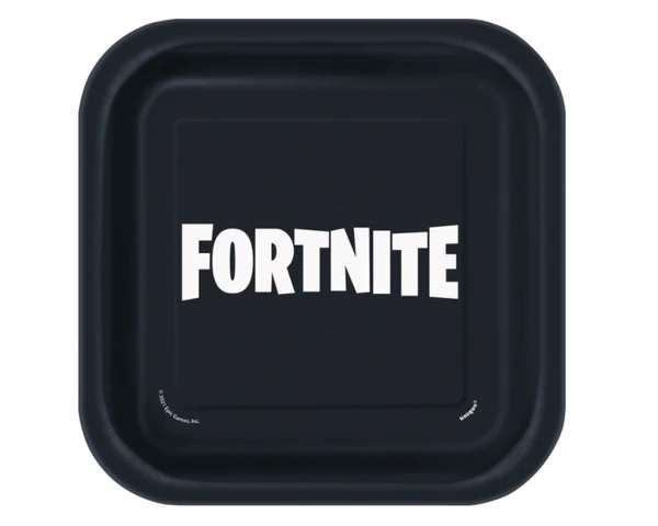 Fortnite Square 7" Dessert Plates8ct