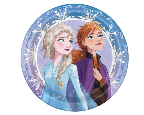 Disney Frozen 2 Round 9" Dinner Plates8ct