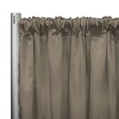 *IFR* 60" Wide Elite Taffeta Drape Panel by Eastern Mills w/ 4"Sewn Rod Pocket - Old Linen