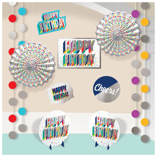 Here's To Your Birthday Room Decorating Kit