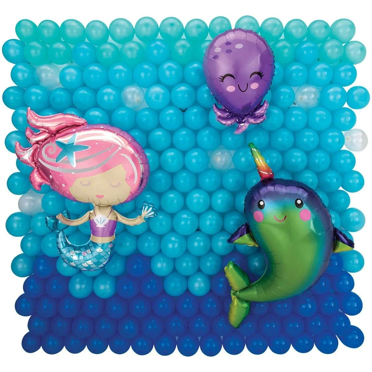 Mermaid Balloon Backdrop - 6 Feet
