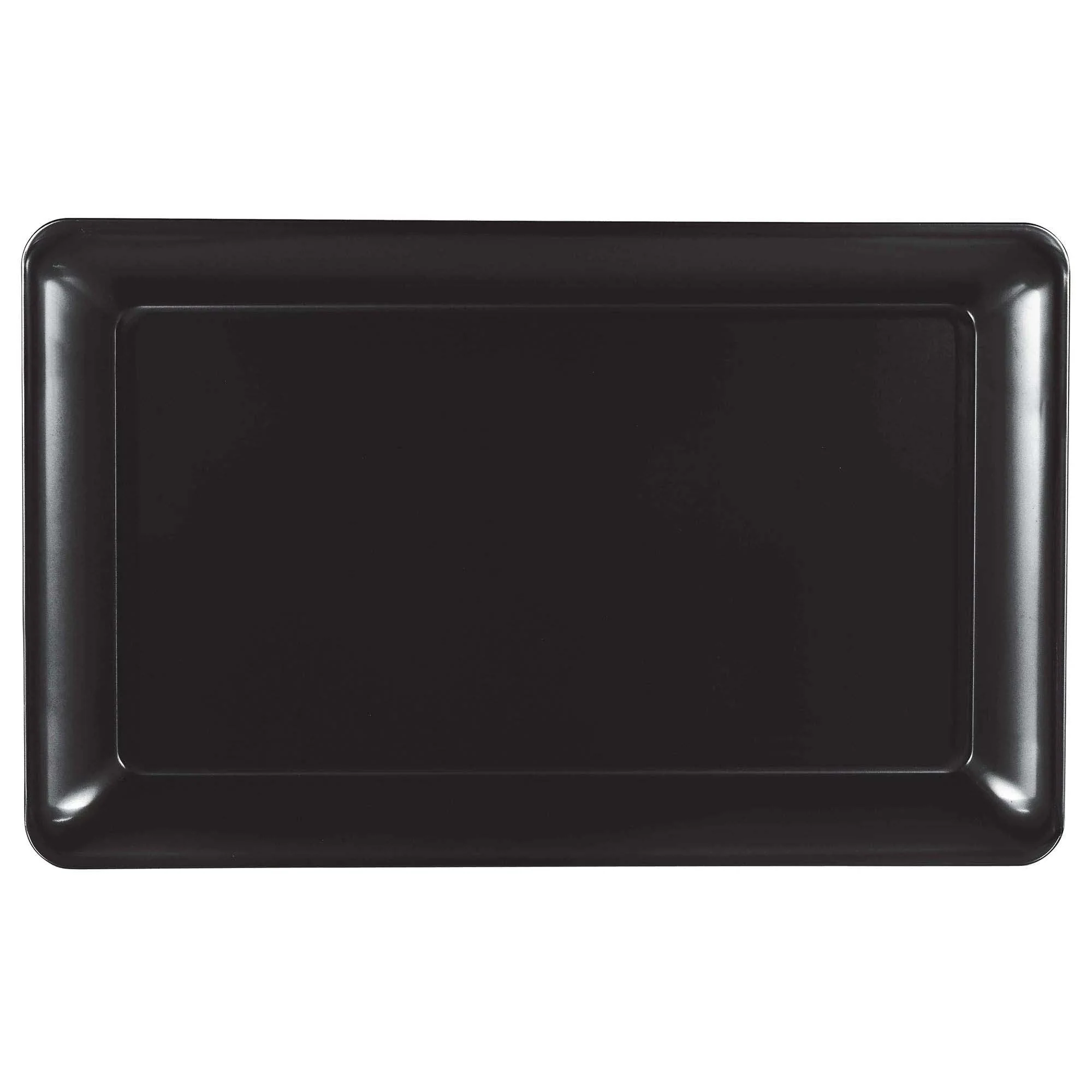 Black Recyclable Plastic Tray, 11 x 18 Inches, 1 Count
