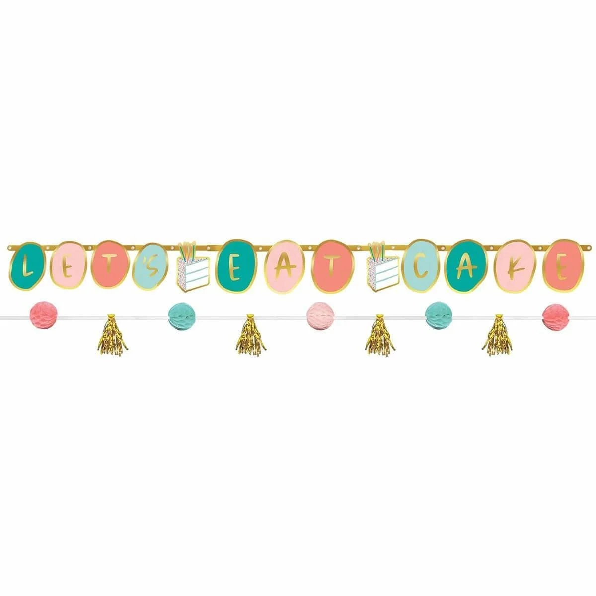 Happy Cake Day Banner, 2 Count
